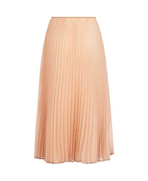 fendi leather skirts|fendi pleated midi skirt.